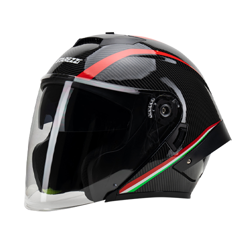 Шлем открытый EASY RIDER X-LINE CARBONIO ROSSO Шлем открытый EASY RIDER X-LINE CARBONIO ROSSO