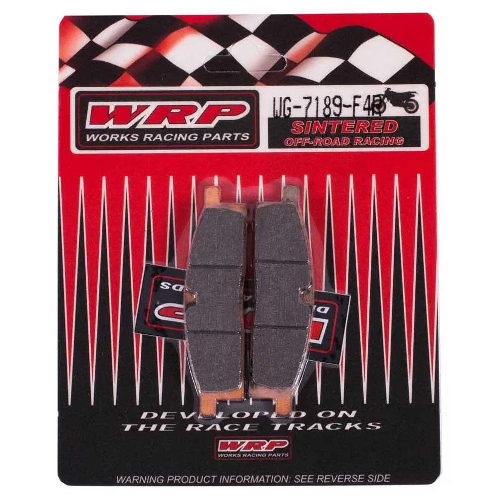 Колодки передние WRP Yamaha YZ125(2022-23), YZF250/450 (2020-21) (WG-7565-F4R) WRP