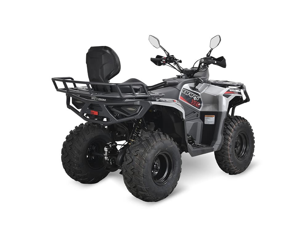 Бензиновый квадроцикл WHITE SIBERIA BARS 320CC PRO (серый)