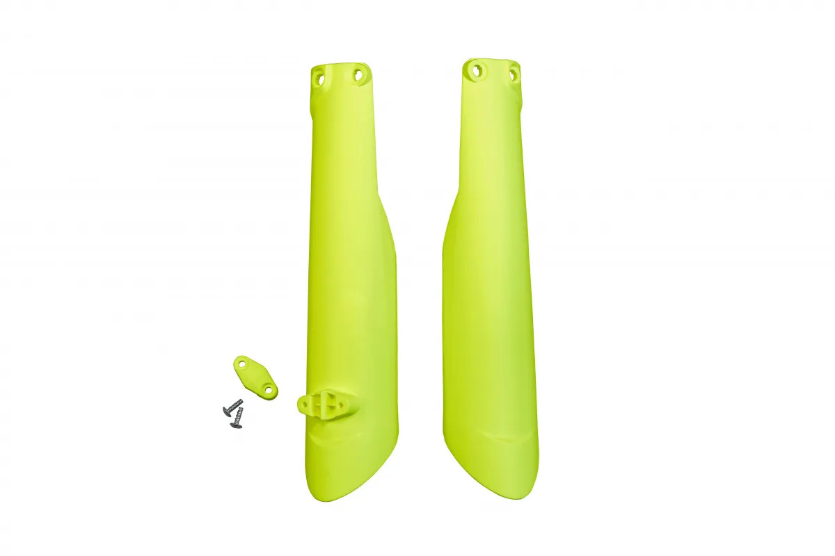 Защита вилки UFO для Husqvarna TC125 - 250. FC250 - 350 - 450 (15-22) Yellow Fluo (HU03361@DFLU) UFO PLAST