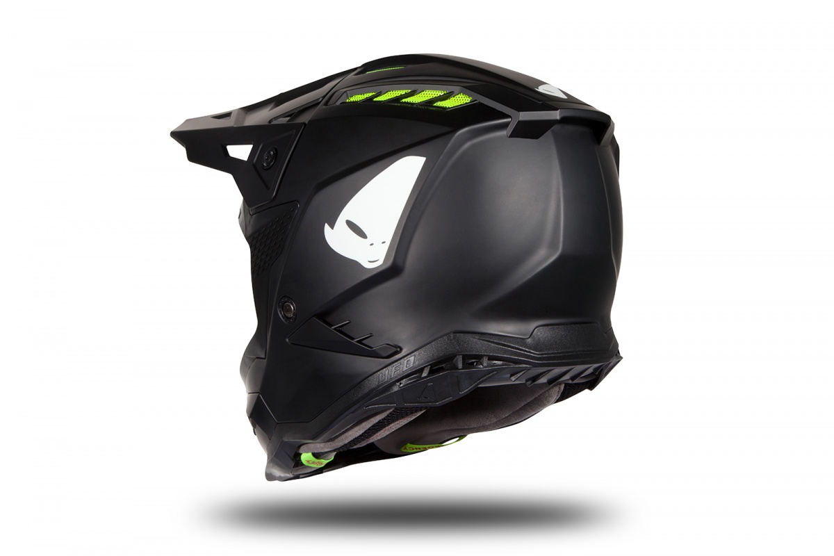 Мотошлем UFO HELMET ECHUS Black Matt UFO PLAST