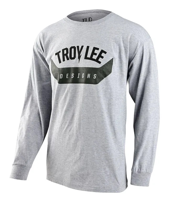 Футболка Troy Lee Designs ARC LS Tee Heather Gray Troy Lee Designs