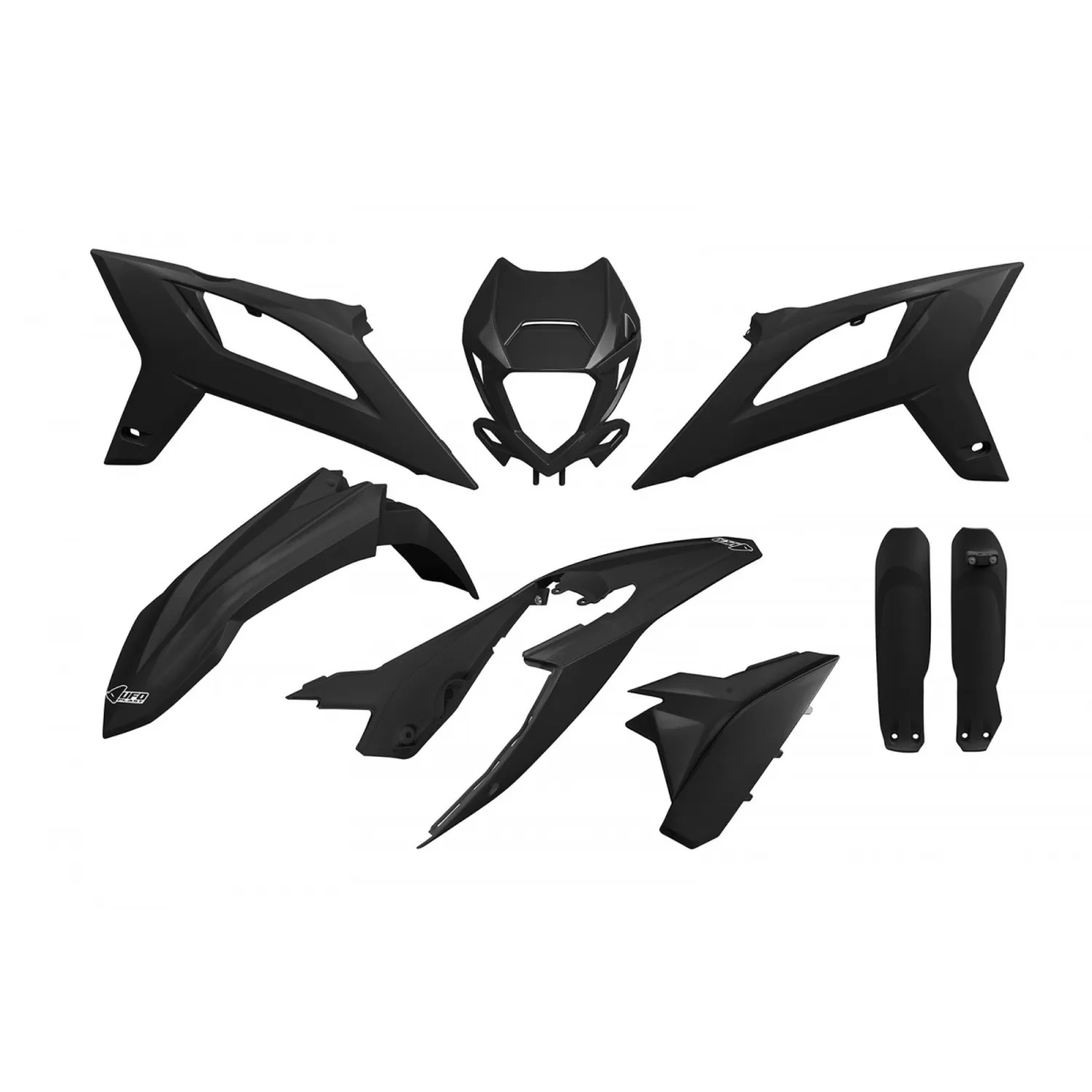 Набор пластика Ufo для Beta RR 2T/4T 2020-2022 Black (BEKIT800F@001) UFO PLAST Набор пластика Ufo для Beta RR 2T/4T 2020-2022 Black (BEKIT800F@001) UFO PLAST