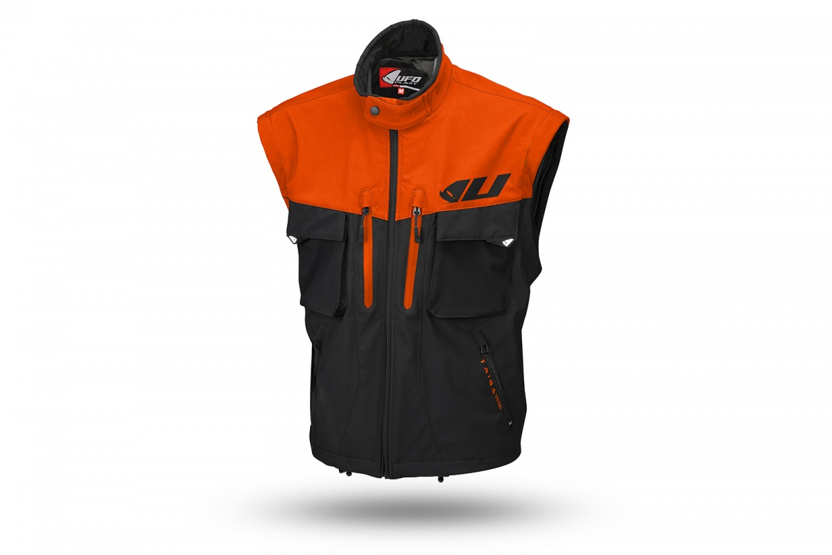 Мотокуртка UFO TAIGA 2023 ENDURO JACKET Black/Orange UFO PLAST