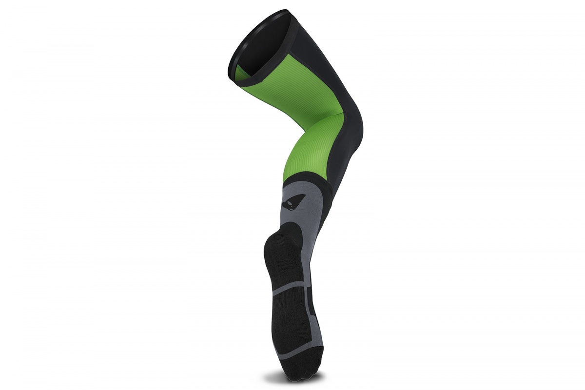 Чулки-носки UFO LONG SOCKS Black/Green UFO PLAST