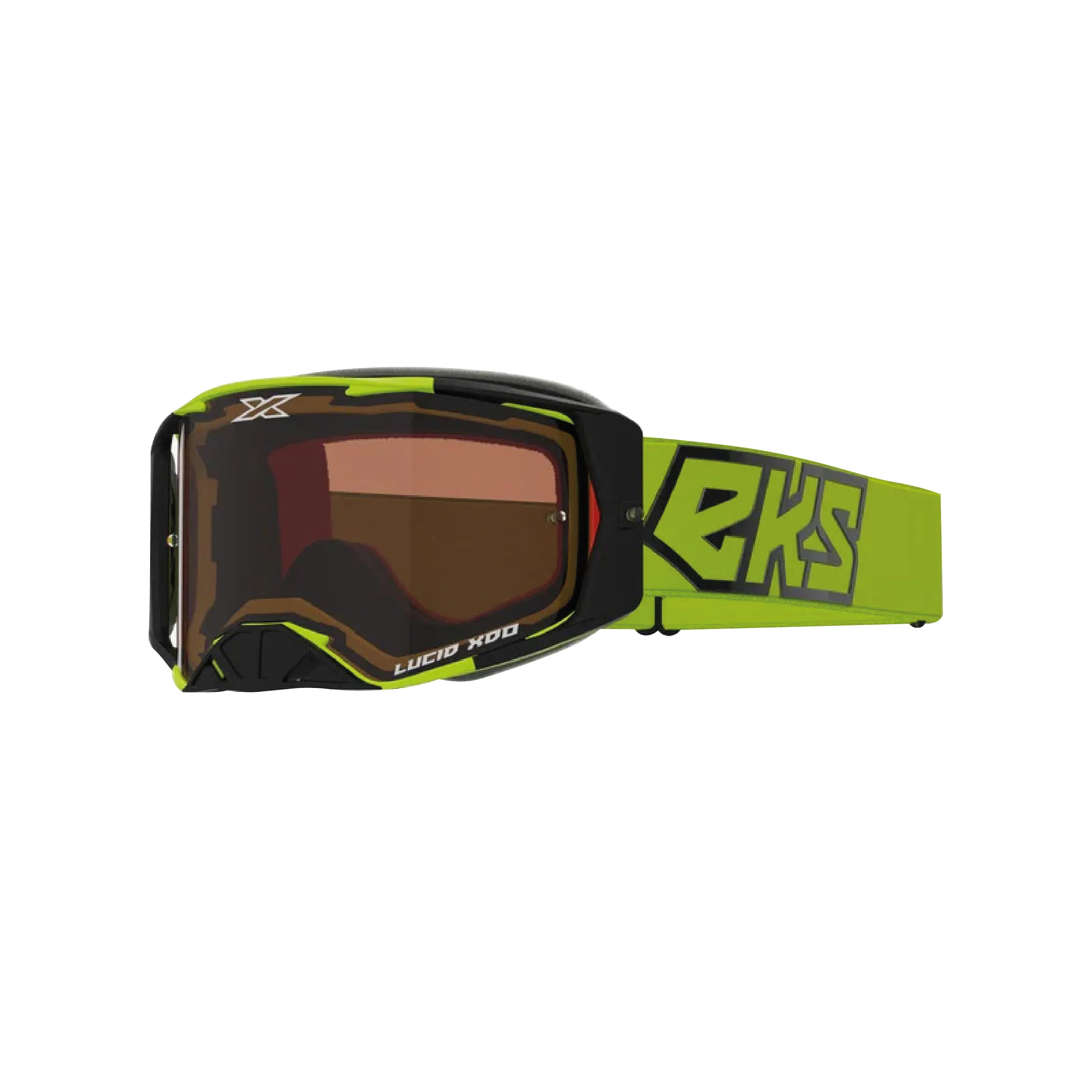 Очки EKS (X) BRAND Lucid Goggle Flo Yellow - Auburn Afterburner Lens (067-12025) EKS BRAND Очки EKS (X) BRAND Lucid Goggle Flo Yellow - Auburn Afterburner Lens (067-12025) EKS BRAND