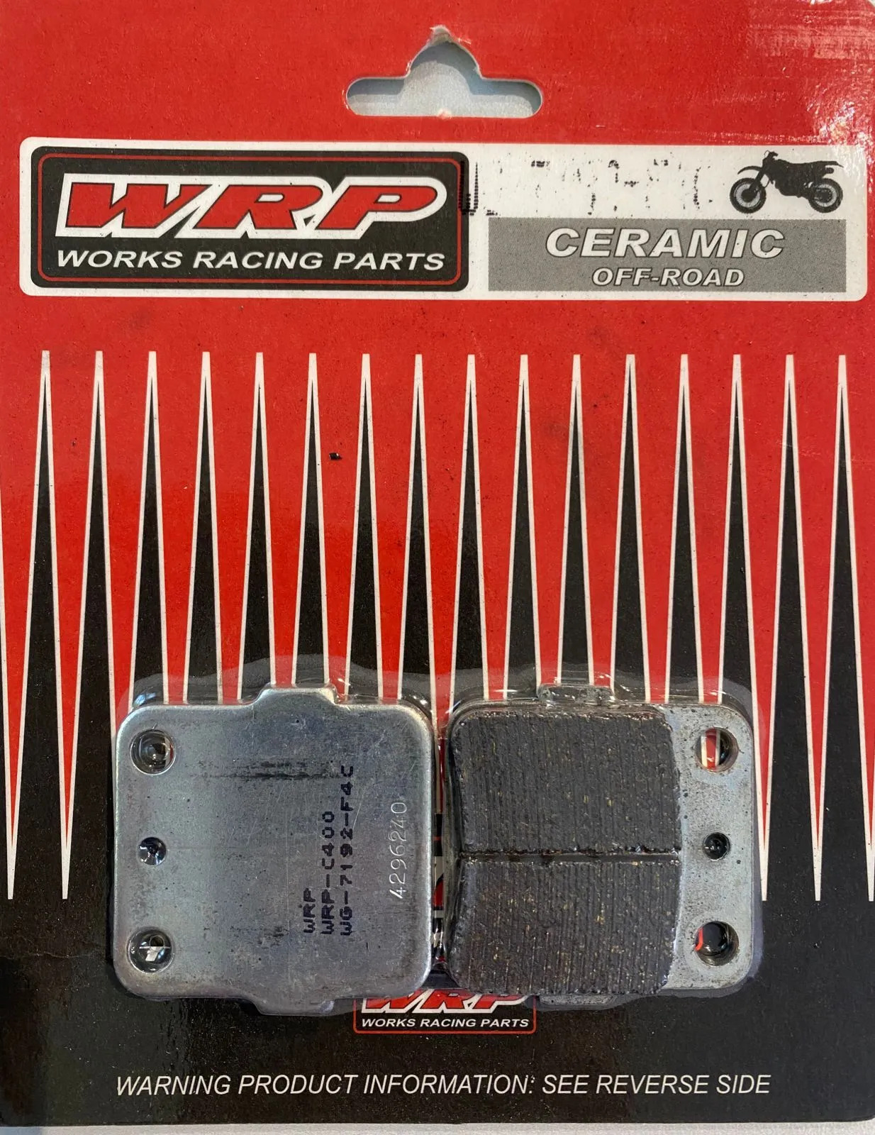 Колодки задние WRP Kawasaki KX-65 2001-21 (WG-7192-F4C) WRP