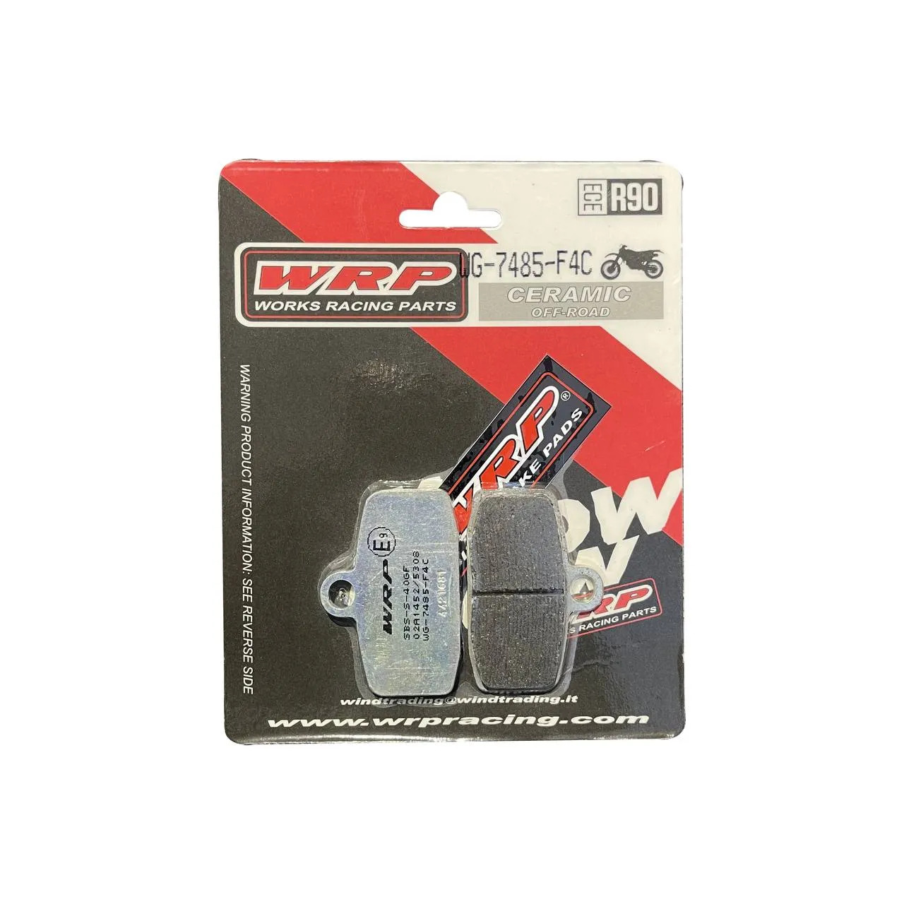 Колодки передние WRP KTM SX85, HQV TC85 , 2012-20 Ceramic (WG-7485-F4C) WRP