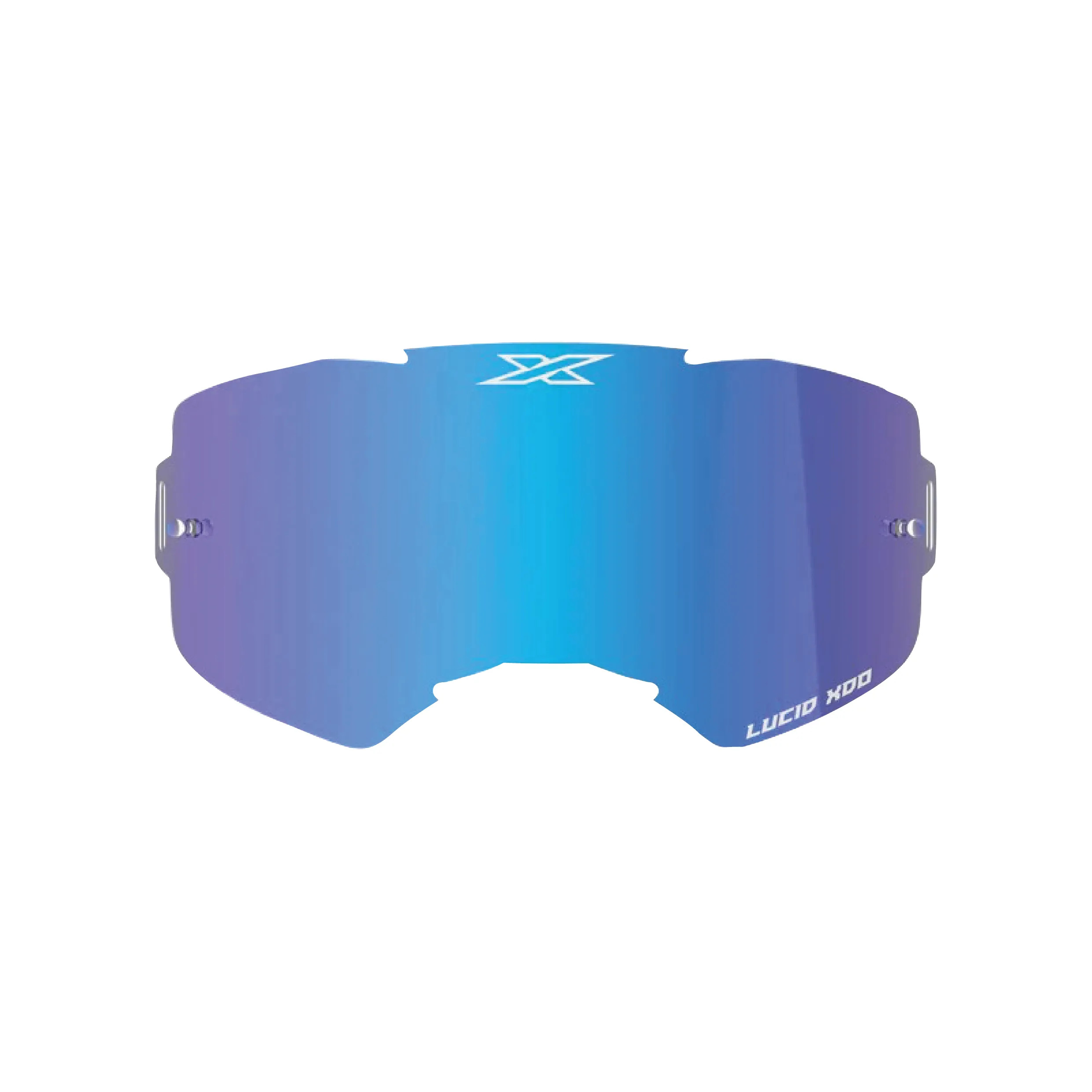 Линза EKS (X) BRAND Lucid XDO Injected Anti-Fog Blue Mirror Lens (067-41225) EKS BRAND