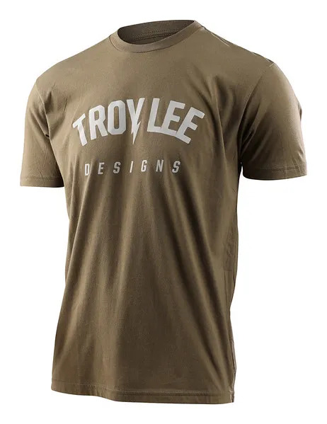 Футболка Troy Lee Designs Bolt SS Tee Military Green Troy Lee Designs
