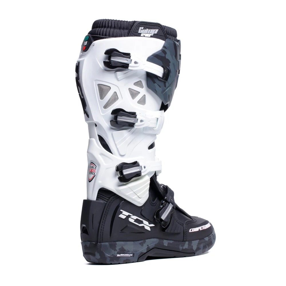 Мотоботы TCX COMP EVO 2 MICHELIN Black/White/Camo TCX
