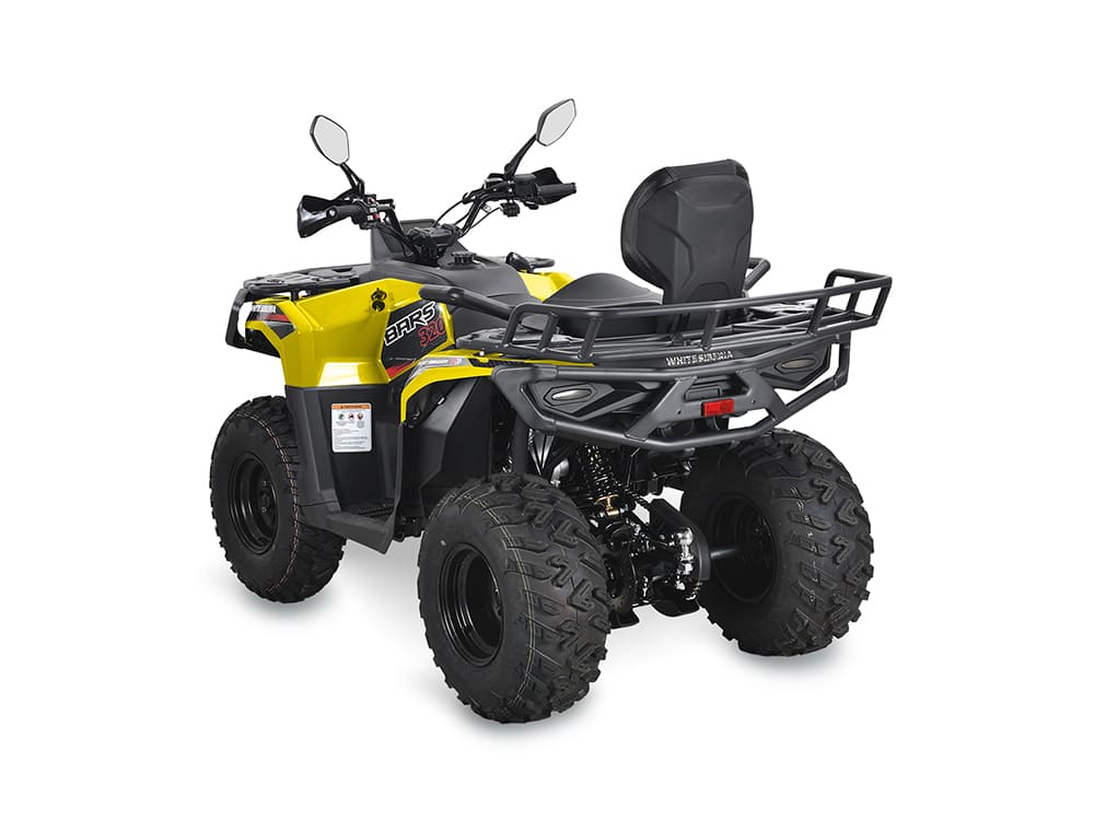 Бензиновый квадроцикл WHITE SIBERIA BARS 320CC PRO (желтый)