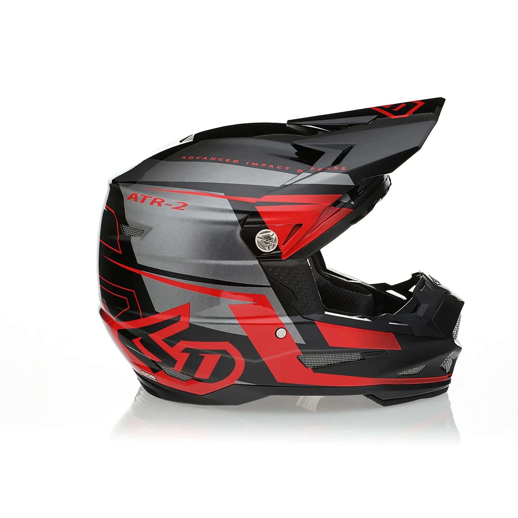 Мотошлем 6D ATR-2 Mach Red/Grey/Black Gloss 6D Мотошлем 6D ATR-2 Mach Red/Grey/Black Gloss 6D