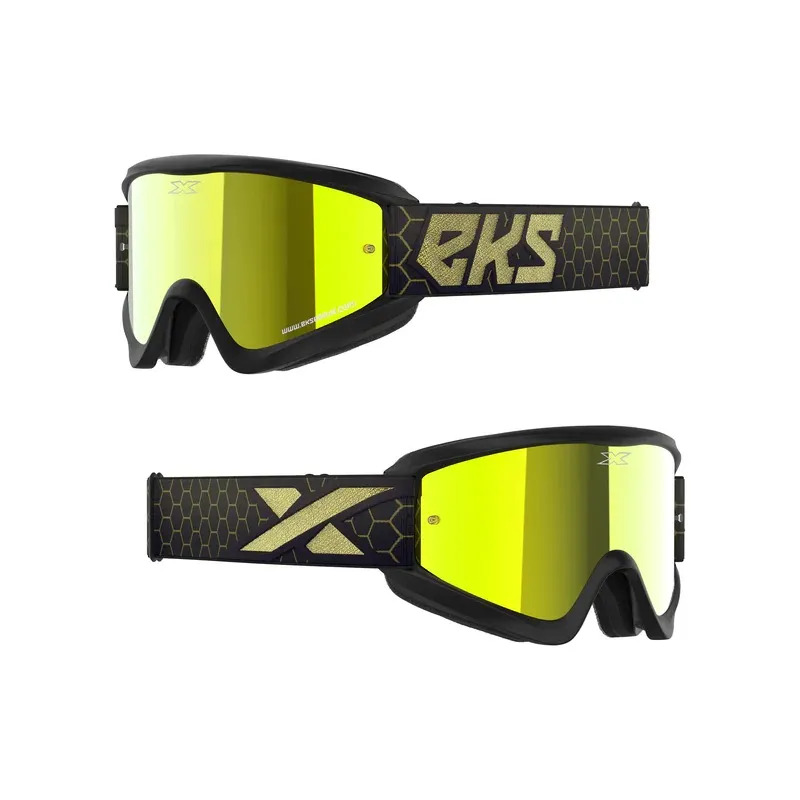 Очки EKS (X) BRAND GOX Flat Out Goggle Black/Gold Metallic - Gold Mirror Lens (067-60515) EKS BRAND Очки EKS (X) BRAND GOX Flat Out Goggle Black/Gold Metallic - Gold Mirror Lens (067-60515) EKS BRAND