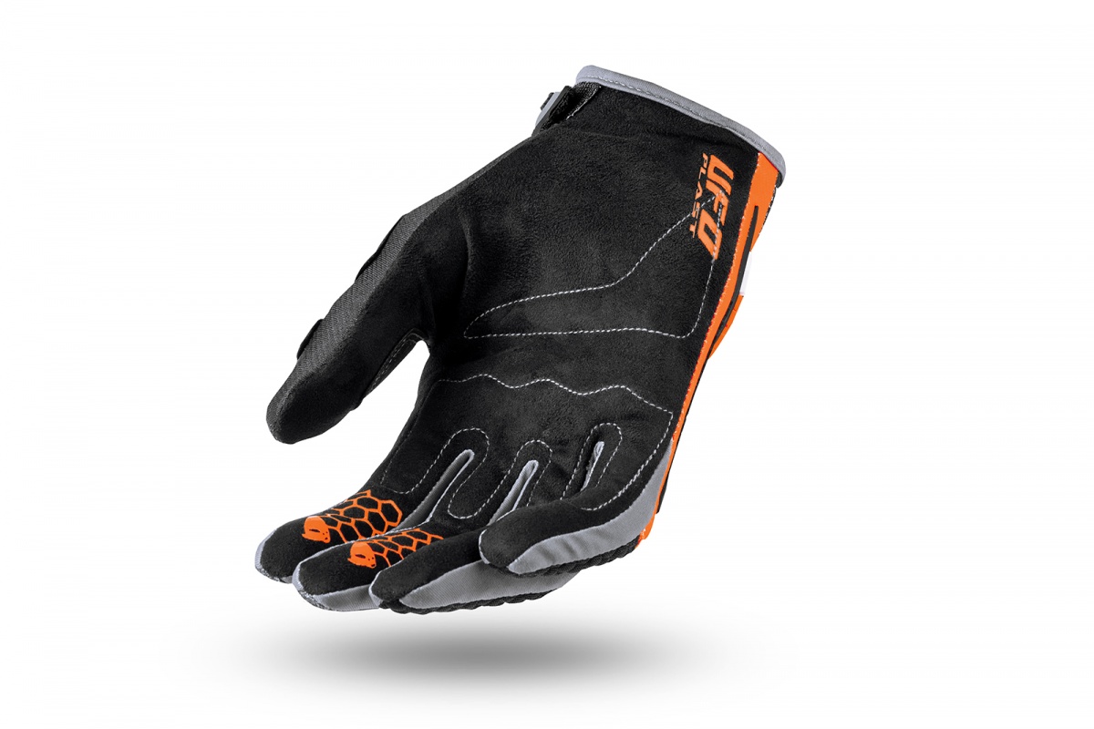Мотоперчатки UFO "BLAZE" GLOVE 2023 Black/Orange UFO PLAST