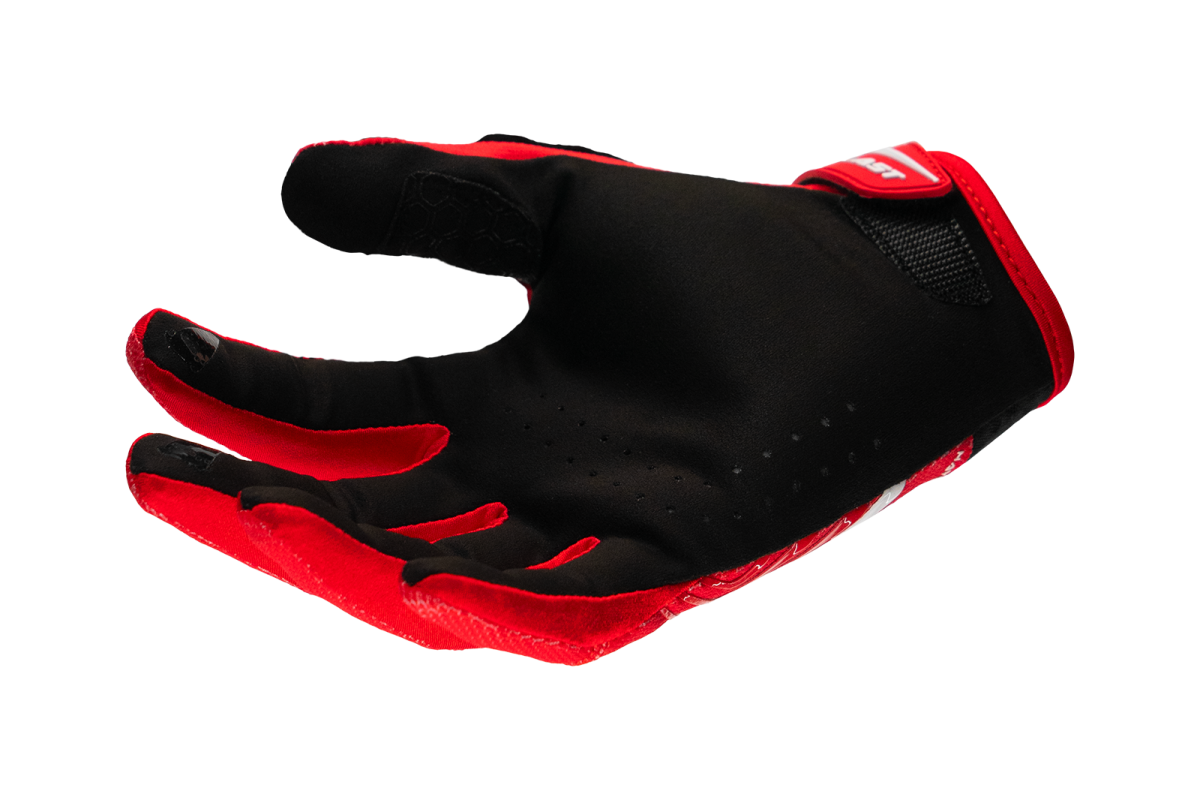 Мотоперчатки UFO HAYES GLOVE Red/White UFO PLAST
