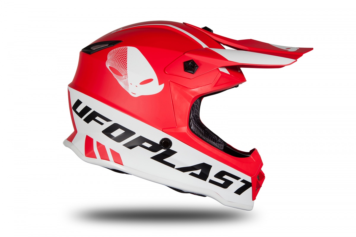 Мотошлем подростковый UFO HELMET BOY Red Matt UFO PLAST