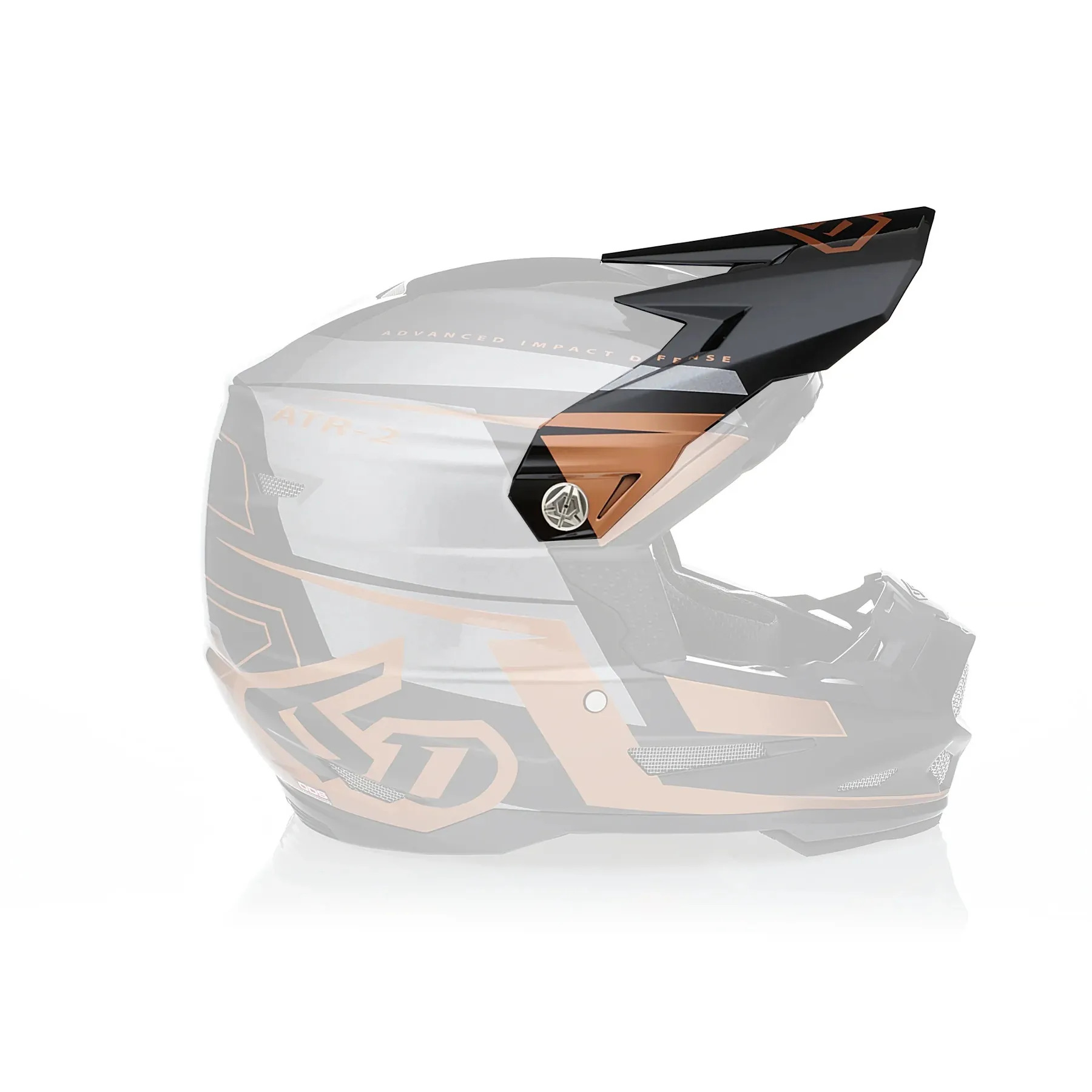 Козырек для мотошлема 6D ATR-2 Mach Bronze Grey Black (72-6116) 6D