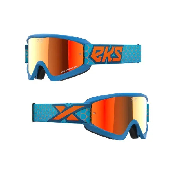 Очки EKS (X) BRAND GOX Flat Out Goggle Cyan/Fire Orange - Red Mirror Lens (067-60530) EKS BRAND Очки EKS (X) BRAND GOX Flat Out Goggle Cyan/Fire Orange - Red Mirror Lens (067-60530) EKS BRAND