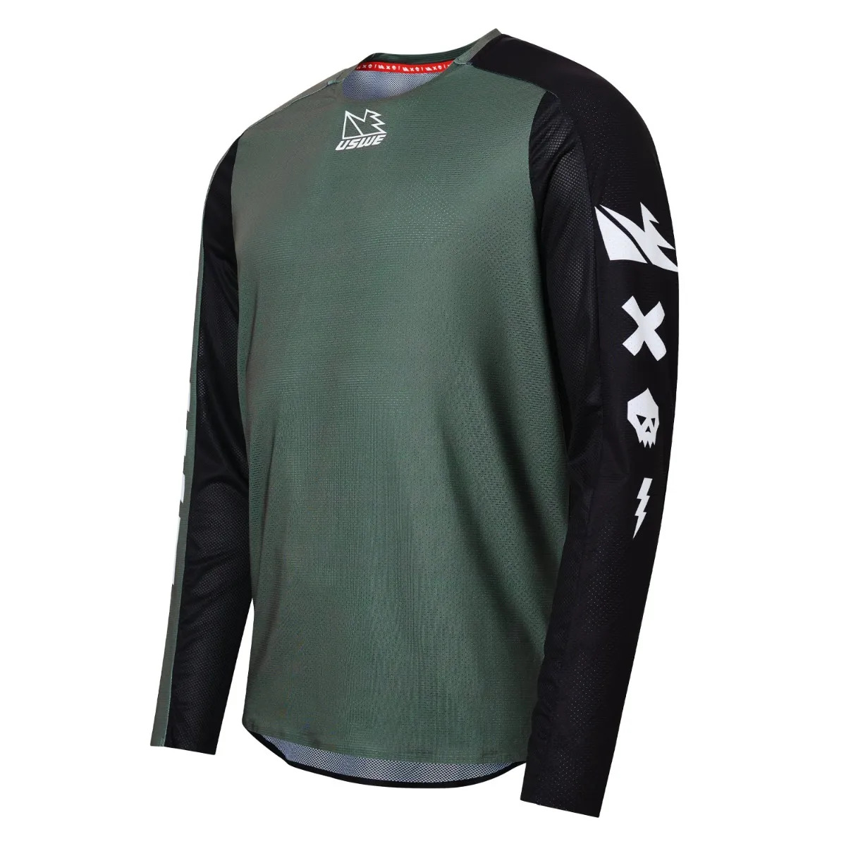 Мотоджерси USWE Kalk Off-Road Jersey Olive Green USWE