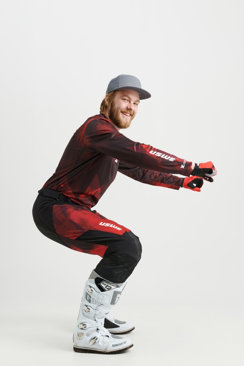 Мотоджерси USWE Rök MX Air Jersey Flame Red USWE