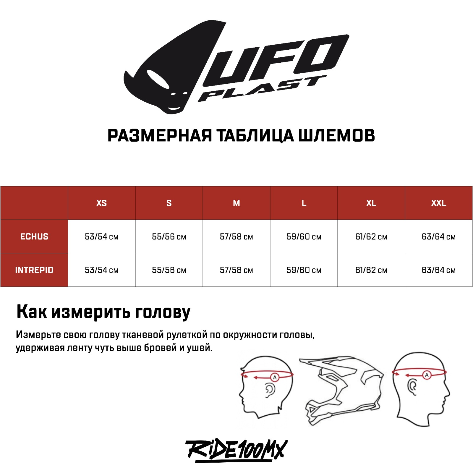 Мотошлем UFO HELMET ECHUS Black Matt UFO PLAST