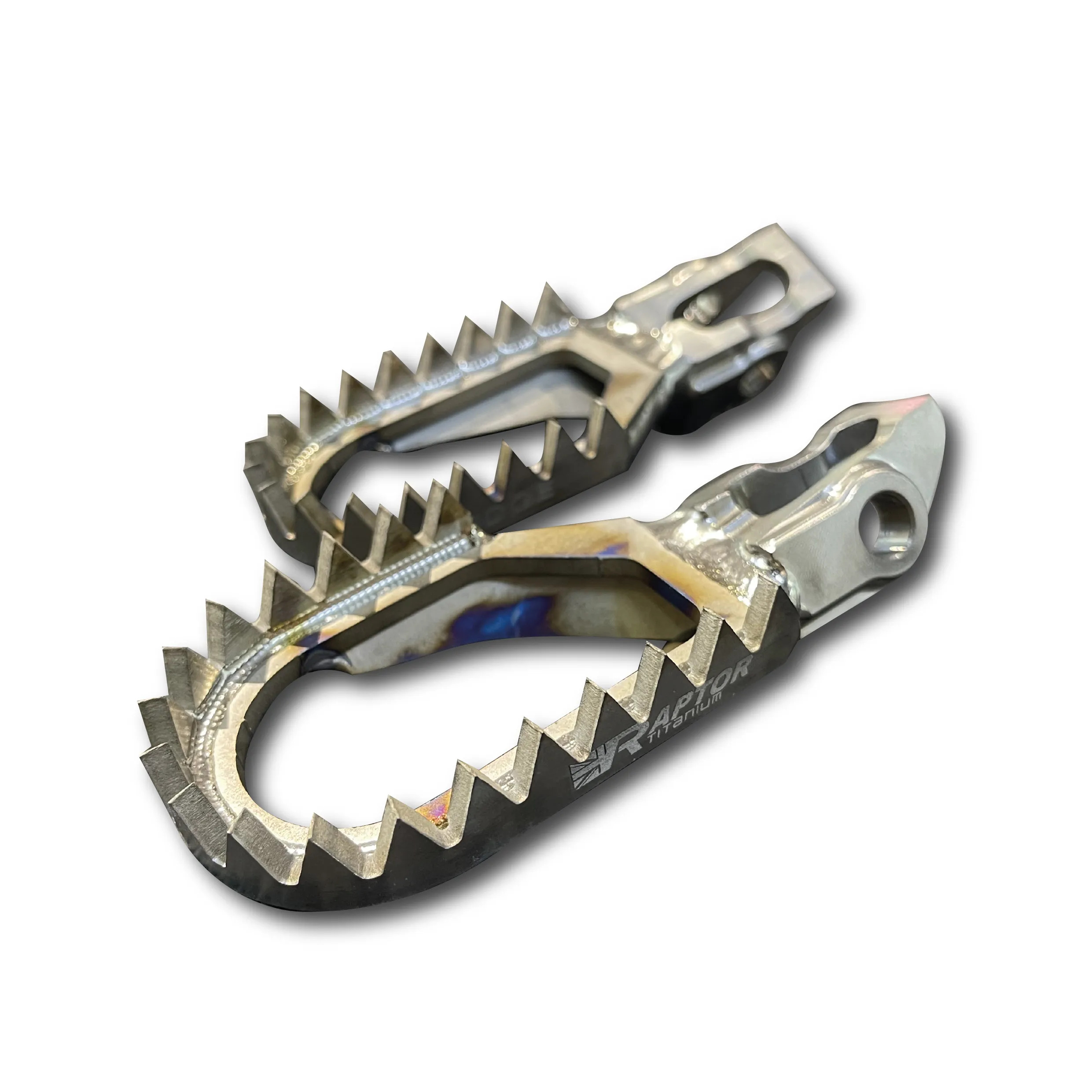 Титановые подножки Raptor EDGE (5 mm UP) KTM,HQV,GASGAS 2016-22 (RME016-5mm UP) RAPTOR TITANIUM