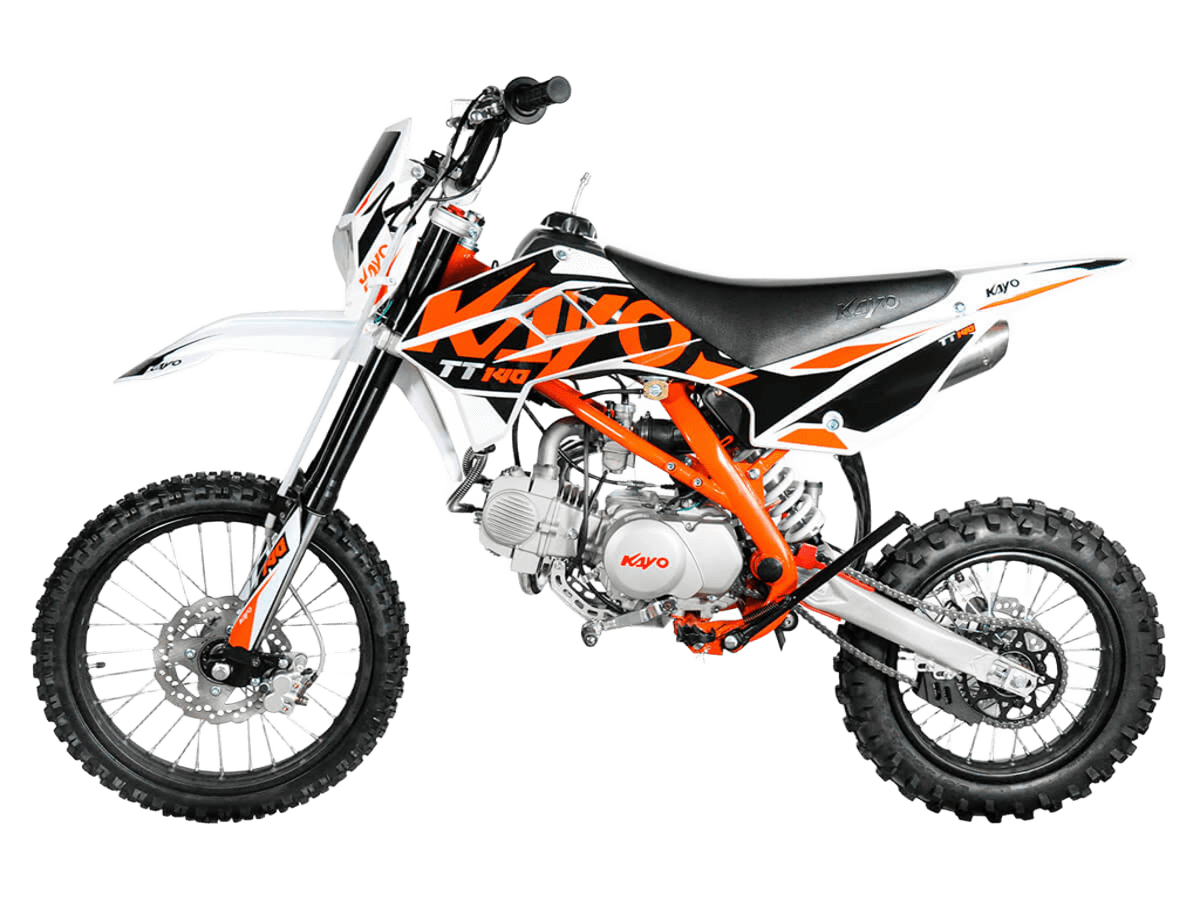 Питбайк KAYO BASIC TT140 17/14 KRZ механ. сцепл., кикстартер (2022)