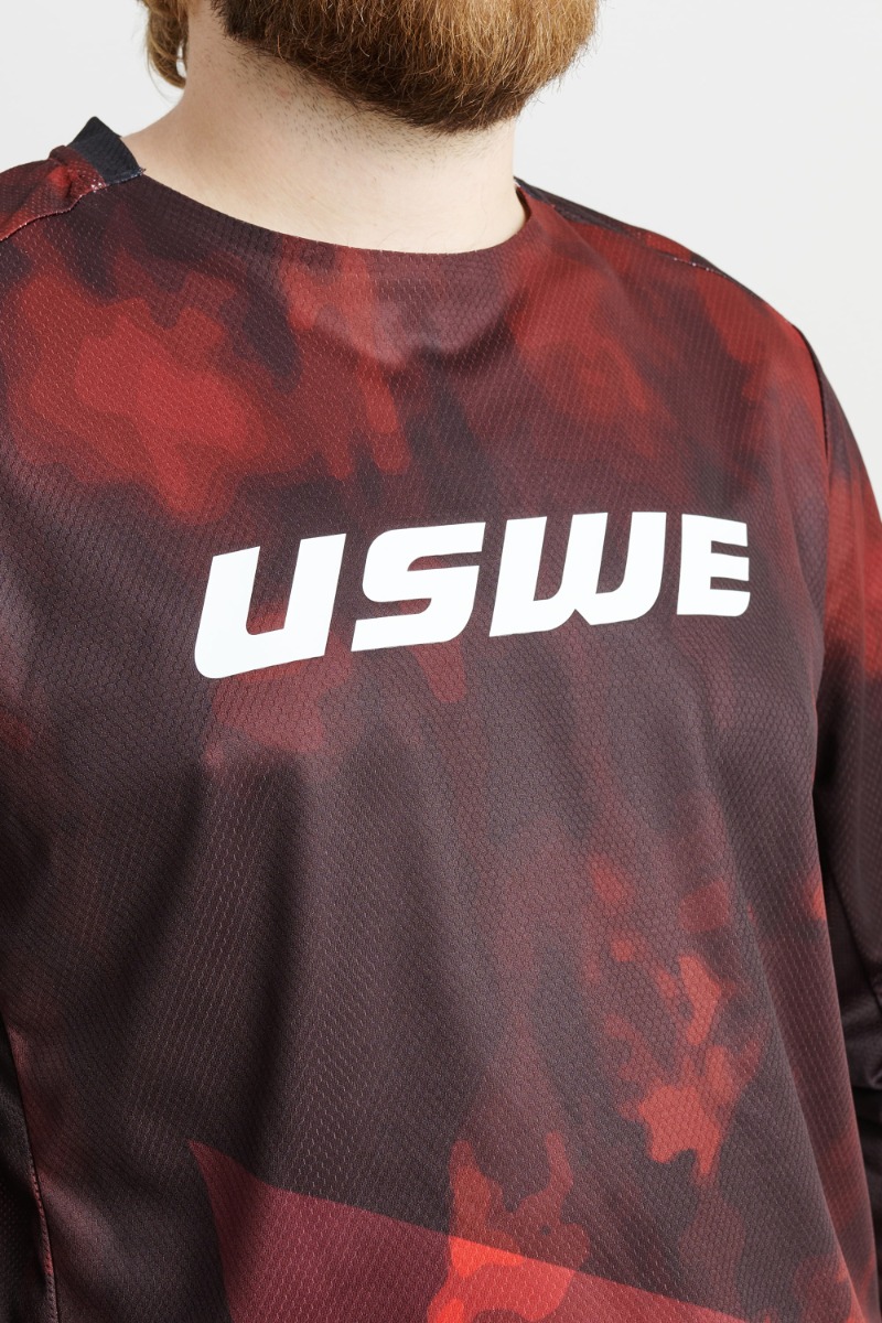 Мотоджерси USWE Rök MX Air Jersey Flame Red USWE