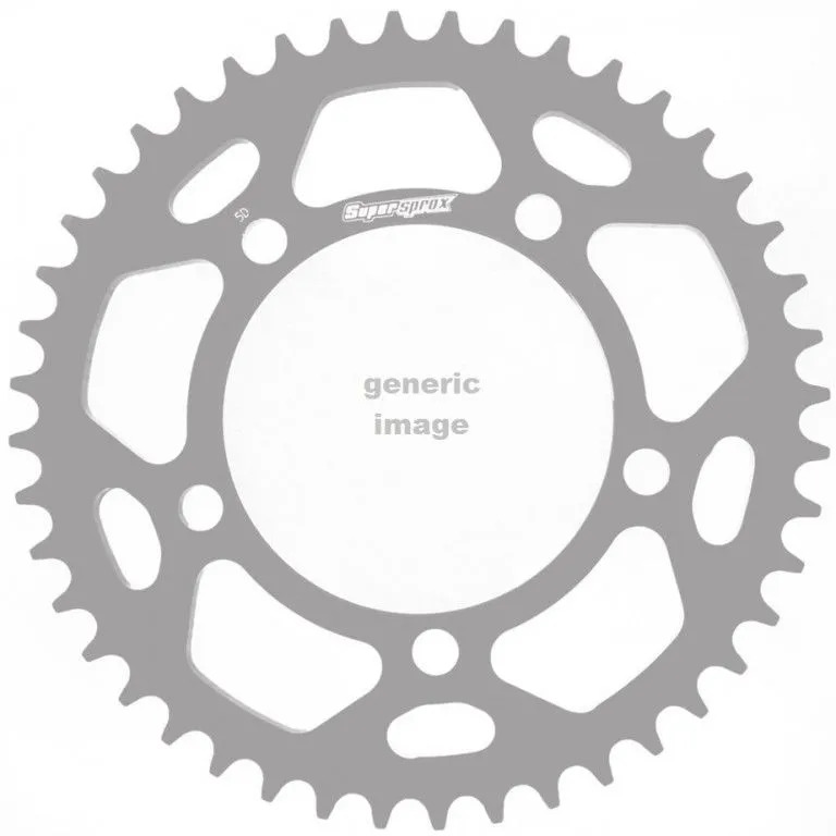 Звезда задняя SUPERSPROX Yamaha YZ/YZF (49) Silver Алюминий (RAL-245:49-SLV) Supersprox