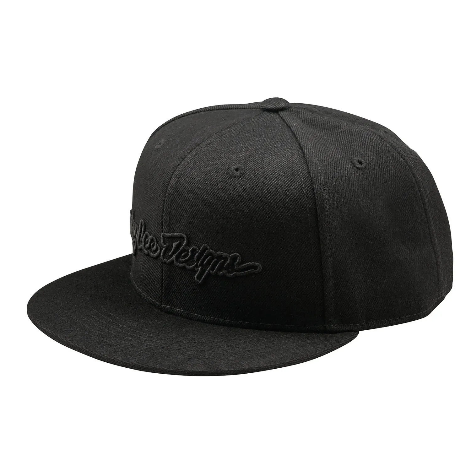 Бейсболка Troy Lee Designs Flat Bill Signature, Black/Black, OS (788917003) Troy Lee Designs