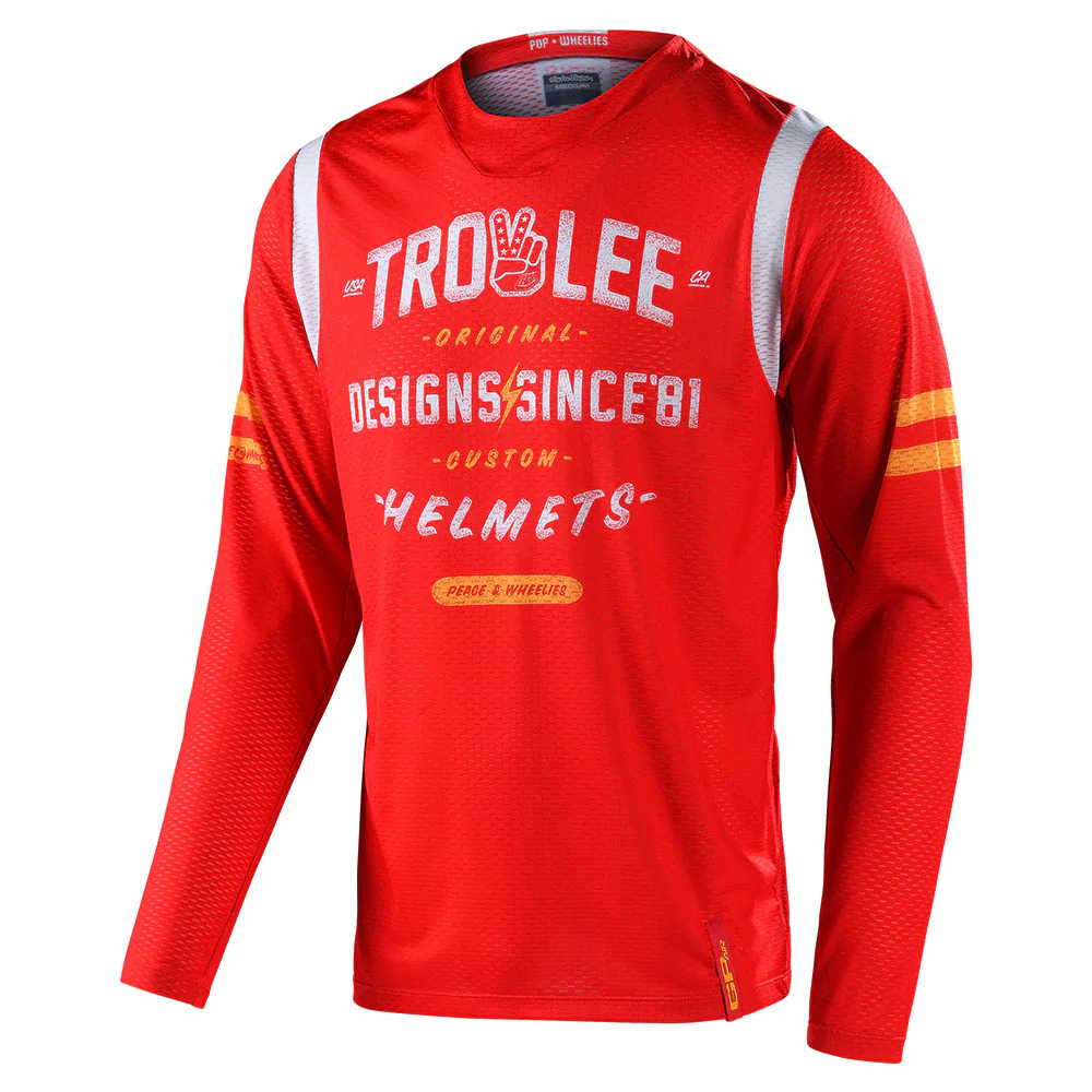 Мотоджерси Troy Lee Designs GP Air Jersey Roll Out Red Troy Lee Designs