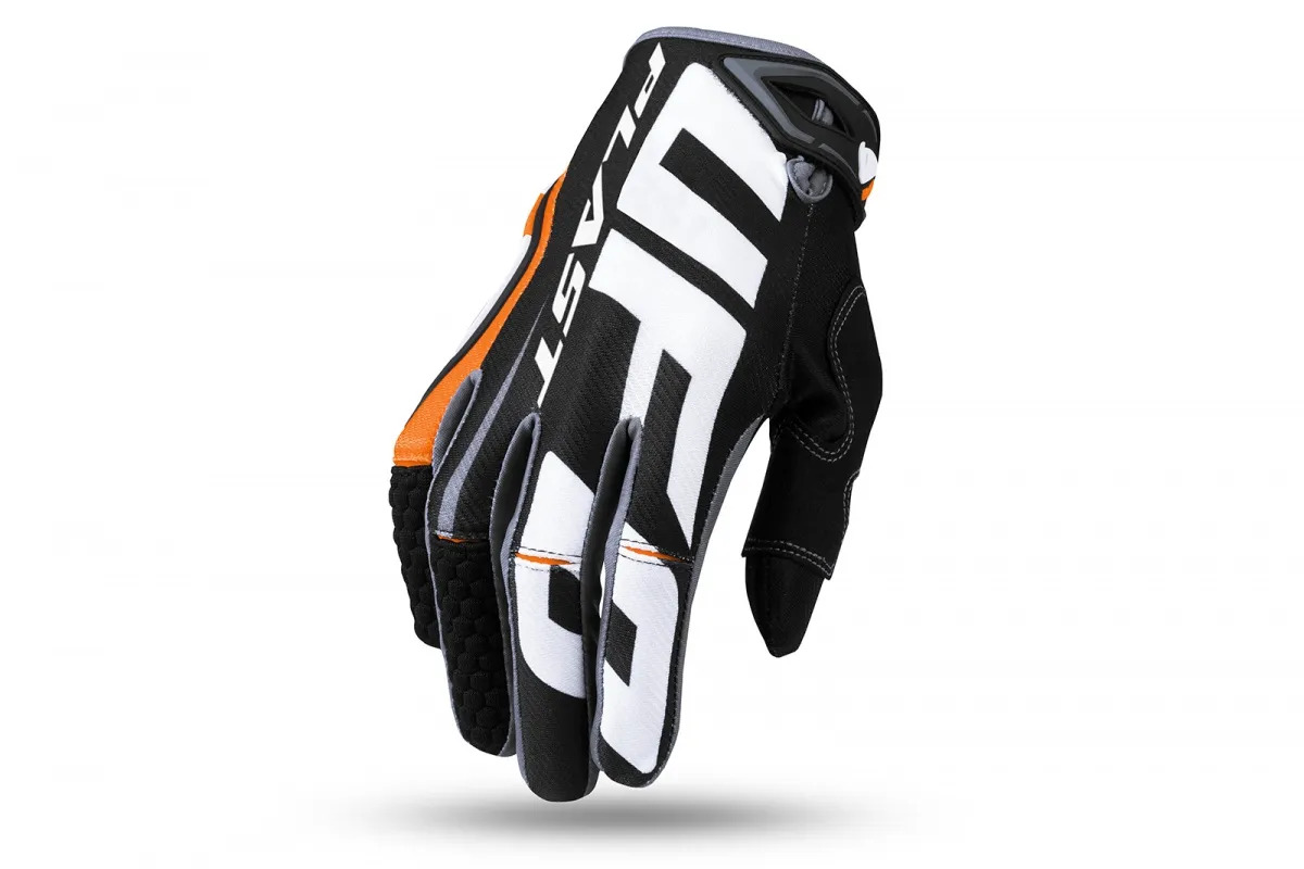 Мотоперчатки UFO "BLAZE" GLOVE 2023 Black/Orange UFO PLAST Мотоперчатки UFO "BLAZE" GLOVE 2023 Black/Orange UFO PLAST
