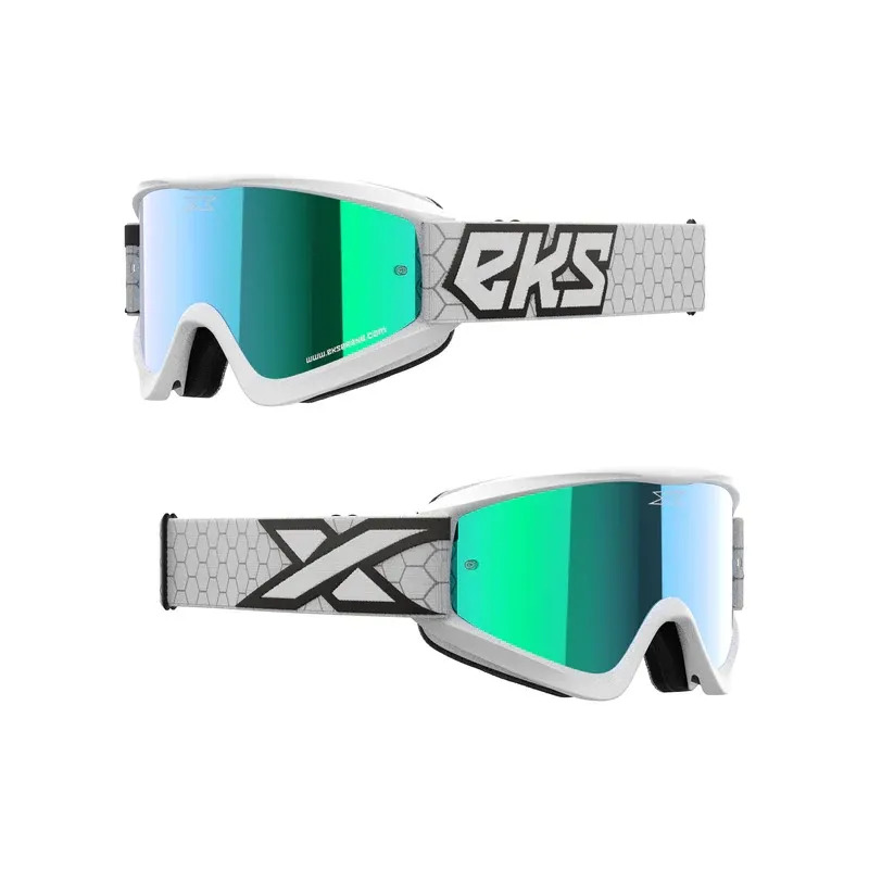 Очки EKS (X) BRAND GOX Flat Out Goggle White/Black - Blue Mirror Lens (067-60520) EKS BRAND Очки EKS (X) BRAND GOX Flat Out Goggle White/Black - Blue Mirror Lens (067-60520) EKS BRAND