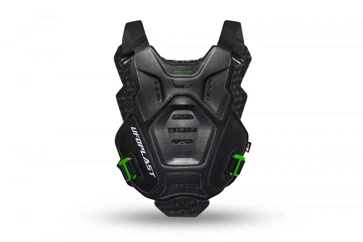 Защита панцирь UFO MTB Fiber Flex Chest Protector, Black, OS (BP15001#K) UFO PLAST