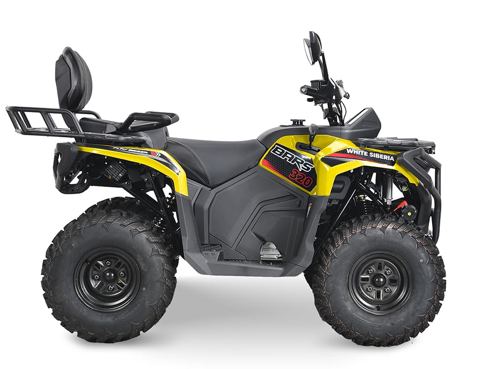 Бензиновый квадроцикл WHITE SIBERIA BARS 320CC PRO (желтый)
