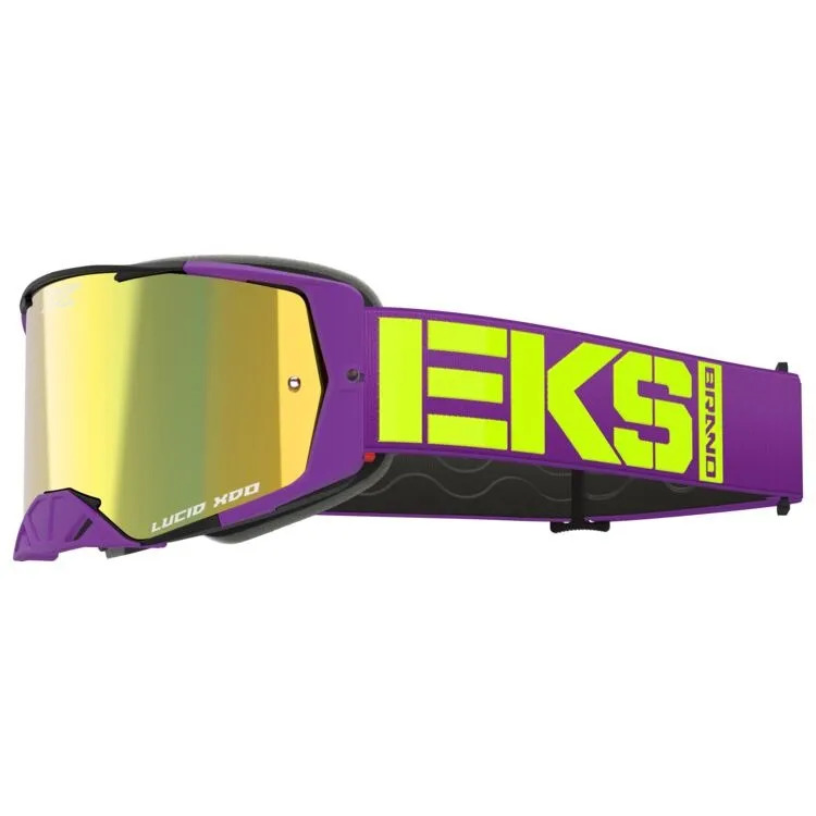 Очки EKS (X) BRAND Lucid Goggle Caliber Purple/Yellow - Gold Mirror Lens (067-12050) EKS BRAND Очки EKS (X) BRAND Lucid Goggle Caliber Purple/Yellow - Gold Mirror Lens (067-12050) EKS BRAND
