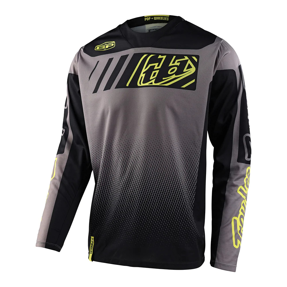Мотоджерси Troy Lee Designs GP Jersey Icon Black/Gray Troy Lee Designs