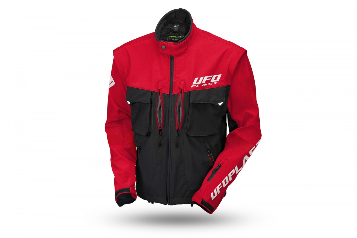 Мотокуртка UFO TAIGA 2024 ENDURO JACKET Black/Red-M UFO PLAST