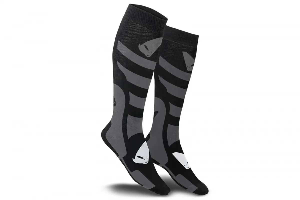 Носки UFO MOTOCROSS Off-Road Short Socks Black/Grey UFO PLAST
