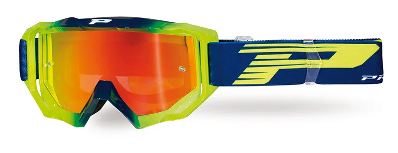 Очки PROGRIP Venom 3200 FL Blue navy/Yellow fluo Multilayer mirror Red Lens (3200-336-FL) PROGRIP