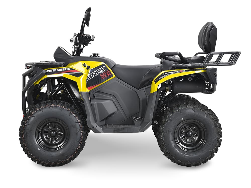 Бензиновый квадроцикл WHITE SIBERIA BARS 320CC PRO (желтый)
