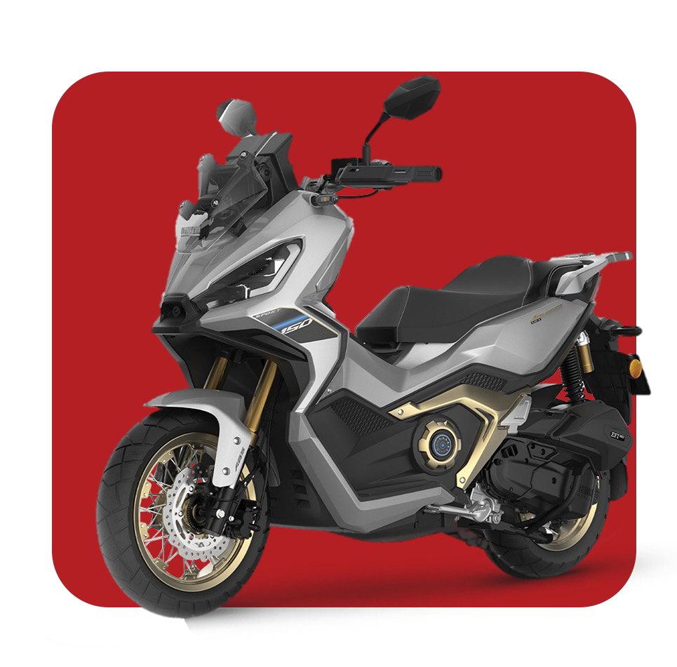Скутер MOTOSUPER ADVISER Light Grey