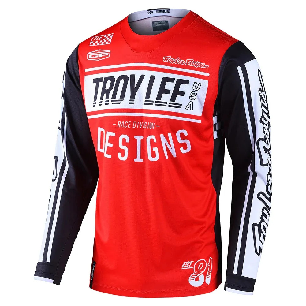 Мотоджерси Troy Lee Designs GP Jersey Race 81 Red Troy Lee Designs