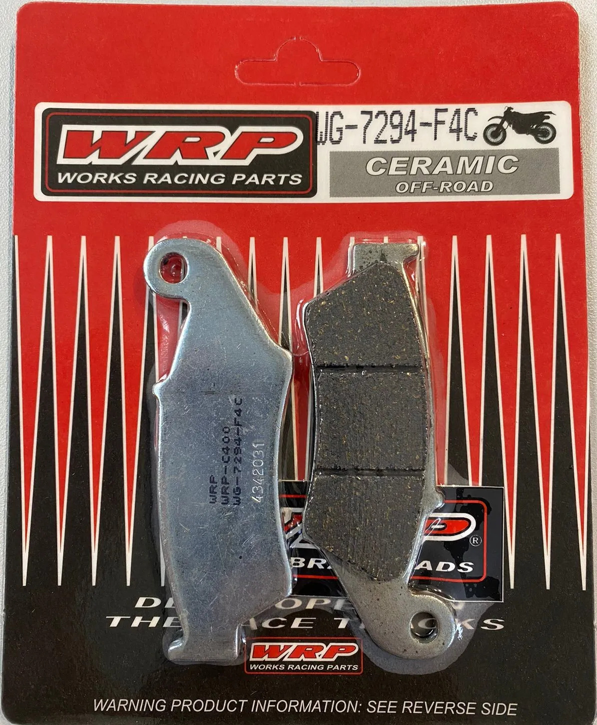Колодки передние WRP Honda, Kawasaki, Suzuki, Yamaha до 2007 (WG-7294-F4C) WRP