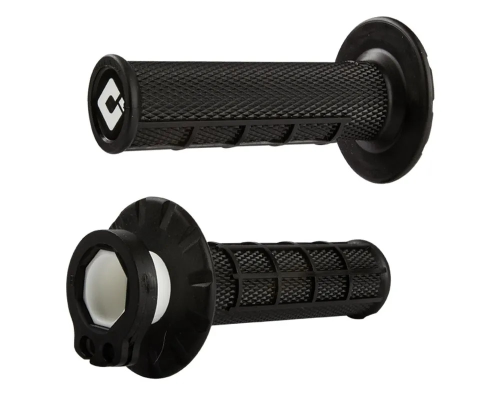 Грипсы ODI Half Waffle MX Lock-On Grip Set Black (B) (H36HWB) ODI