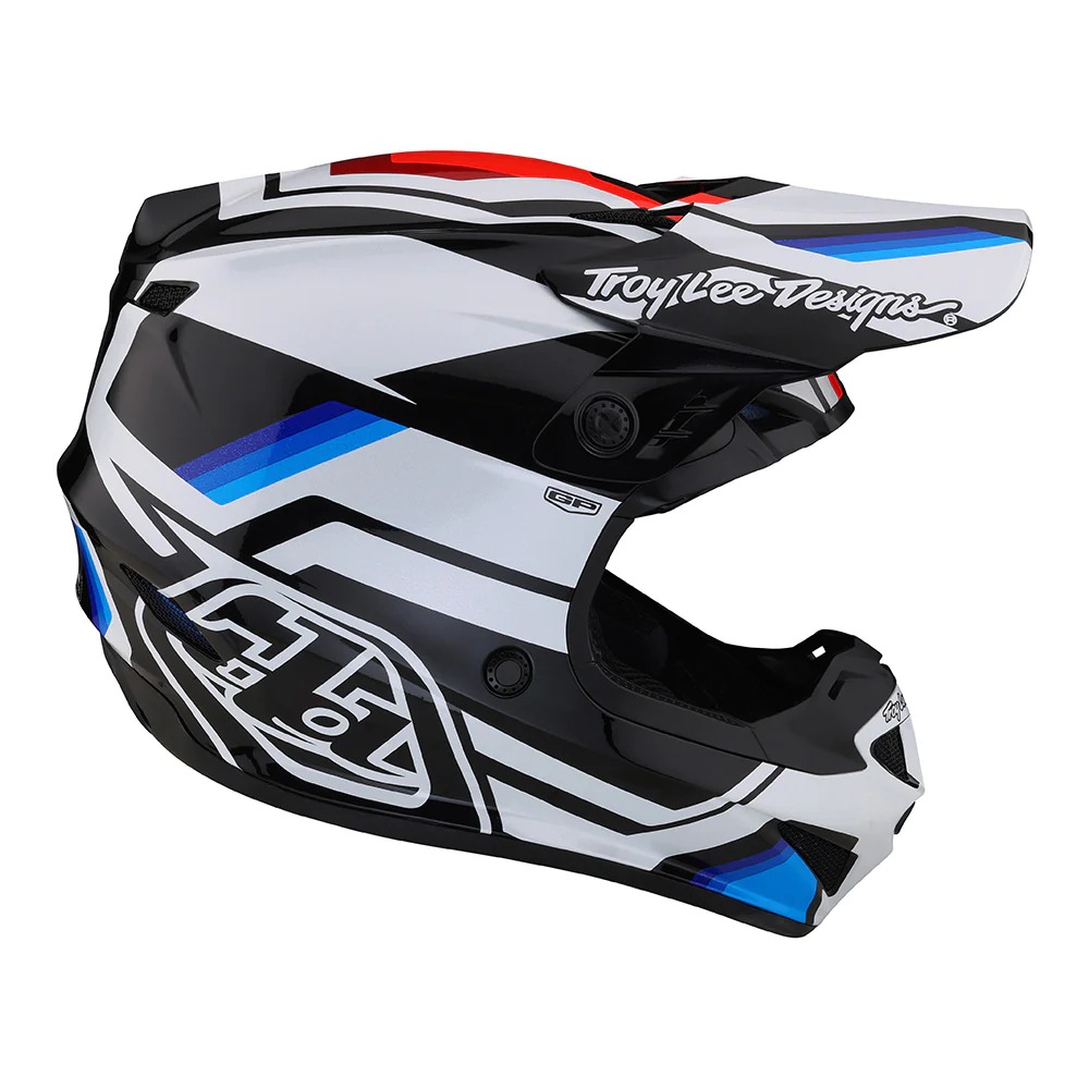 Мотошлем Troy Lee Designs GP Helmet Apex White/Blue Troy Lee Designs