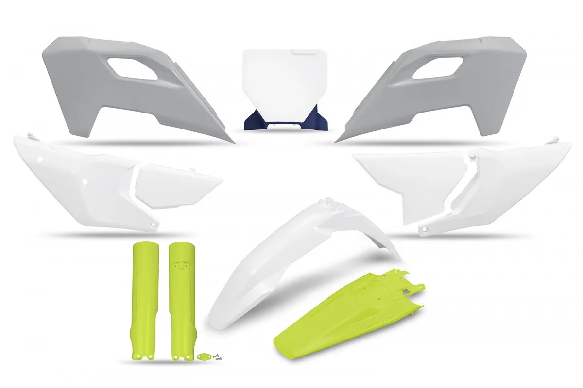Набор пластика UFO для Husqvarna TC125-250,FC250-450,TX300,FX350-450, 2023-24, OEM (HUKIT626F@999) UFO PLAST Набор пластика UFO для Husqvarna TC125-250,FC250-450,TX300,FX350-450, 2023-24, OEM (HUKIT626F@999) UFO PLAST