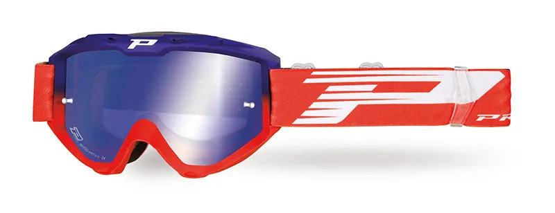 Очки PROGRIP Riot 3450 FL Blue/Red Multilayer mirror Blue Lens (3450-338-FL) PROGRIP