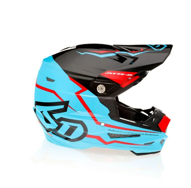 Козырек для мотошлема 6D ATR-2 Element Cyan (72-6080) 6D